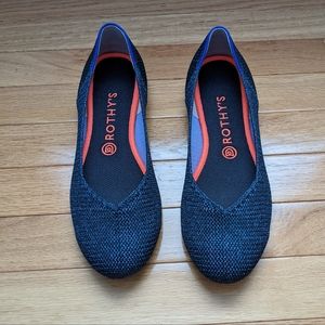 Rothy's Metallic Lattice Flats